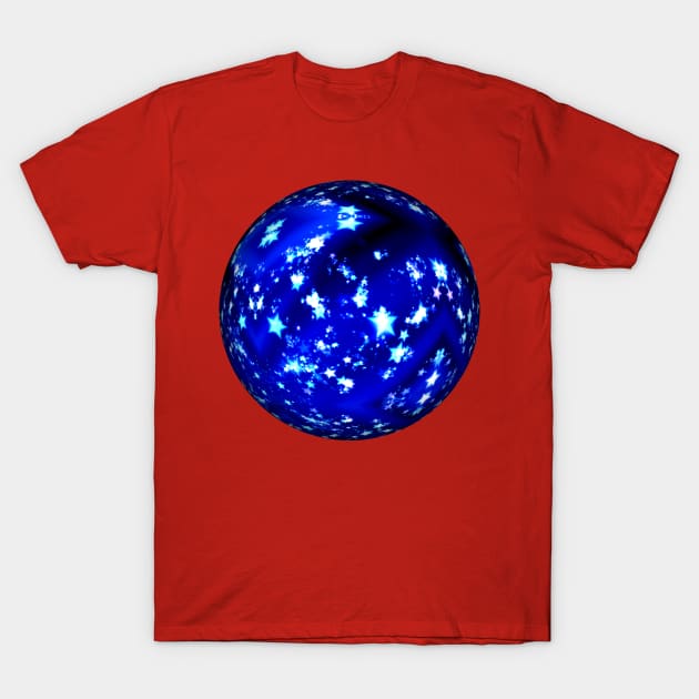 Merry Christmas Blue Ball Decoration T-Shirt by holidaystore